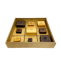 Деревянная игра «Странные крестики - нолики» Лайт в пенале