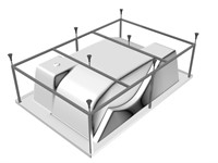 Каркас Ontario 190х125