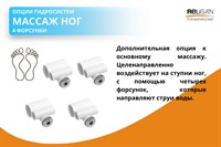 Массаж ног ( 4 форсунки)