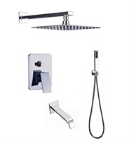 Liros Встраиваемый душевой комплект со смесителем 3 режима TVZ-0876 Хром