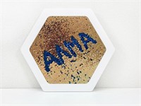 Декоративная тактильная панель - «Радужная пайетка»