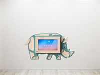 «Носорог» - Декоративная сенсорная панель 32"