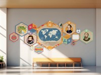 «Стендум - География» - набор информационно-методических панелей (14 шт.)