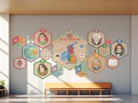 «Стендум - Английский язык» - набор информационно-методических панелей (17 шт.)