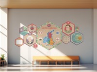 «Стендум - Английский язык» - набор информационно-методических панелей (10 шт.)