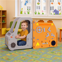 Игровые макеты машин с бизи-элементами из безопасного полимера