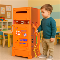 Игровые макеты дорожных объектов с бизи-элементами из безопасного полимера