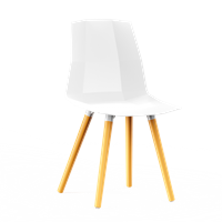 Стул SOLL (белый) PP1150W (от 12 шт)