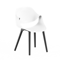 Стул SATIE B (белый) PP1119W (от 12 шт)