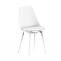 Стул SIDEN BOUCLE (белый на белых ножках) PP1223W