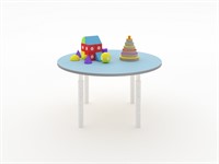 Круглый растущий стол из коллекции «НЕГА» с телескопическими ножками