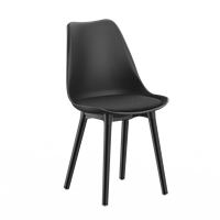Стул SIDEN BOUCLE (черный на черных ножках) PP1214B