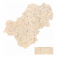 Карта Калужской области для детских садов, ДОУ и школы