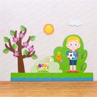 Настенная панель "Весенние ручейки"