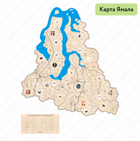 Карта Ямала