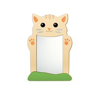 Настенная панель-зеркало "Котик"