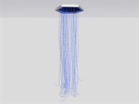 Потолочная светодиодная панель с фиброоптическим душем