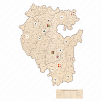 Карта Башкирии