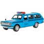 Модель 2402-12POL-BU ГАЗ-2402 Волга Милиция синий Технопарк в коробке - фото 26559216