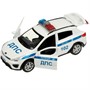 Модель XLINE-12POL-WH KIA RIO X ПОЛИЦИЯ длина 12 см, двер, багаж, инерц, белый Технопарк в коробке - фото 26569915
