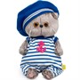 Басик BABY в полосатом комбинезоне и берете BB-145 - фото 26586171