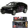 Модель X6-12-BP-BK BMW X6 черная пантера длина 12 см, двери, багаж, инерц, черн Технопарк  в кор. - фото 26588887