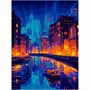 Набор ДТ Картина по номерам холст на подрамнике 30*40 см Вечерний канал Рх-132 Lori - фото 28024010