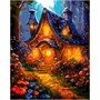 Набор ДТ Картина по номерам на картоне 40*50 см Сказочный дом Кпн-365 Lori - фото 30637056