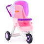 Коляска для кукол прогулочная Anita 3-х колёсная розовая в пакете 95206 П-Е - фото 30643548