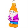Елочное украшение Гном фиолетовый h-10см ФУ-42/1 - фото 30654872