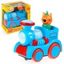 Игрушка на батарейках Паровозик Три Кота,самостоятельное движение,5 песен из м/ф, свет. B1895208-R - фото 30662094