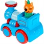 Игрушка на батарейках Паровозик Три Кота,самостоятельное движение,5 песен из м/ф, свет. B1895208-R - фото 30662097