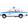 Модель 2107-12SLPOL-WH ВАЗ-2107 ПОЛИЦИЯ, свет-звук, длина 12 см,белый Технопарк  в кор. - фото 30662496