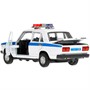 Модель 2107-12SLPOL-WH ВАЗ-2107 ПОЛИЦИЯ, свет-звук, длина 12 см,белый Технопарк  в кор. - фото 30662497