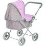 Коляска для куклы 8015-2236 Микси,классическая серо-розовый BUGGY BOOM - фото 30954295