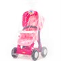 Коляска для куклы №2 прогулочная 4-х колесная 48158 П-Е /1/ - фото 32984393