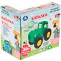 Каталка Синий трактор 30 песен,загадок,звуков.свет.кор.бат. зеленая HT848-R2 - фото 32987663