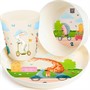 Набор детской посуды Play with Me Busy Animals  (тарелка, миска, стакан 270 мл) LA115612573 - фото 32990147