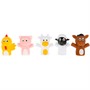 Набор резиновых игрушек Домашние животные 5шт. LXFHA02-2019 - фото 32990856
