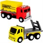 Набор машин Young Racer 2826-4YS Грузовая техника пластик в пак. - фото 32992916