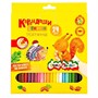 Карандаши цветные 24 цв. Каляка-маляка трехгранные КТКМ24 - фото 32993567