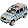 Модель PATRIOT-124SL-POL-GY UAZ ПАТРИОТ ПОЛИЦИЯ 17,8 см Технопарк  в коробке /48/ - фото 32994514