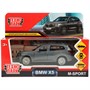 Модель X5-12-GY BMW X5 M-SPORT 12 см, двери Технопарк  в коробке - фото 32997441