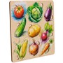 Пазл вкладыш "ОВОЩИ"  Головоломка ( цветная). - фото 33002077