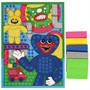 Набор для творчества Аппликация мягкая мозаика из эва 17х23 см Зубастные монстрики МУЛЬТИ АРТ AM-HA - фото 33003315