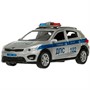 Модель XLINE-12SLPOL-S KIA RIO X ПОЛИЦИЯ 12 см, двери, багаж, инерц, серебр, Технопарк в кор. - фото 33007231