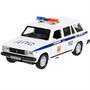 Модель 2104-12SLPOL-WH ВАЗ-2104 Жигули Полиция белый Технопарк в коробке - фото 33007398
