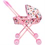 Коляска д/куклы Miss Kapriz MK336-4 Розовая в облаках в пак. - фото 33011687