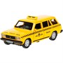 Модель 2104-12TAX-YE ВАЗ-2104 Жигули Такси желтый Технопарк в коробке - фото 33015950