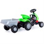 Каталка трактор с педалями Turbo-2 с полуприцепом (зеленая) 52742 П-Е /1/ - фото 33020695